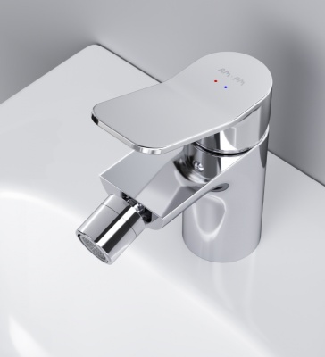 Смеситель для биде AM.PM X-Joy F85A83100 с донным клапаном Хром