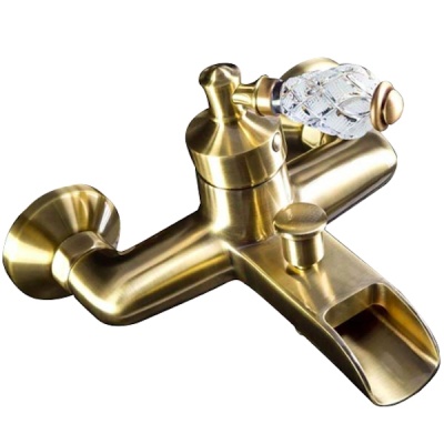 Смеситель для ванны Boheme Vogue Crystal 203-CRST Бронза