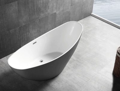 Акриловая ванна Abber AB9233G 184х79 без гидромассажа