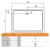 Поддон из стеклокомпозита Cezares Tray M AH 100x80x4 Белый