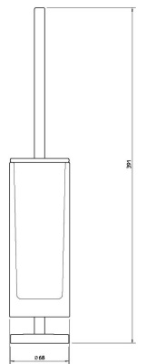 Ерш Gessi Minix 15543.031 Хром