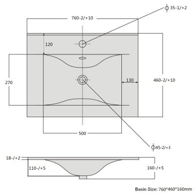Тумба с раковиной SanVit Сольвейг 75 с фактурой под дерево Акация светлая