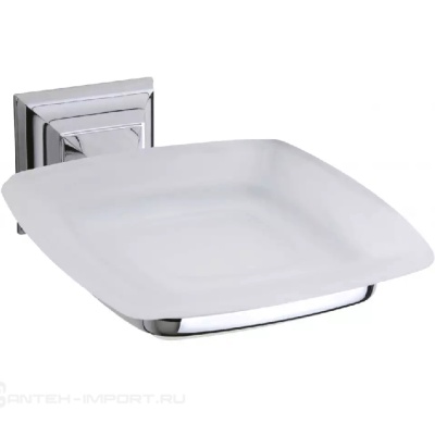 Мыльница Art&Max Zoe AM-G-6834 Хром Белый