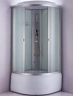 Душевая кабина Niagara NG-2308G 90x90 стекло матовое задние стенки Белые