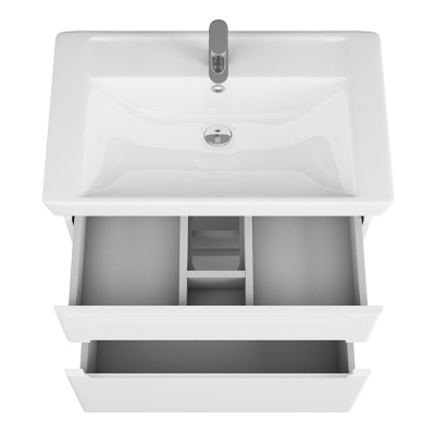 Тумба под раковину Owl 1975 Nyborg 80 OW06.03.00 подвесная Белая