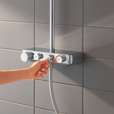 Душевая система Grohe SmartControl 26507000 с термостатом Хром