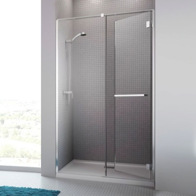 Душевая дверь в нишу Radaway Carena DWJ 110 L профиль Хром стекло прозрачное