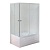 Душевой уголок Royal Bath BP 100х80 RB8100BP-C-R с поддоном профиль Белый стекло матовое
