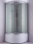 Душевая кабина Niagara NG-2308G 90x90 стекло матовое задние стенки Белые