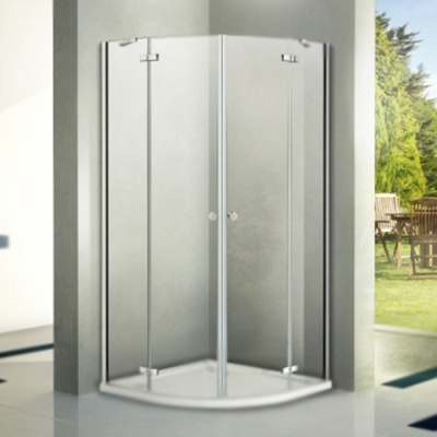 Душевой уголок WeltWasser WW200 R22 100x100 10000002934 профиль Хром стекло прозрачное