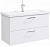 Тумба под раковину Aqwella Манчестер 100 MAN01102 подвесная Белый глянец