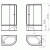 Душевая кабина Domani-Spa Delight 128 High 120x80 DS01D128LHBM10 с гидромассажем профиль Белый задние стенки Черные