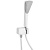 Душевой гарнитур Kludi Fizz 6767091-00 Белый Хром