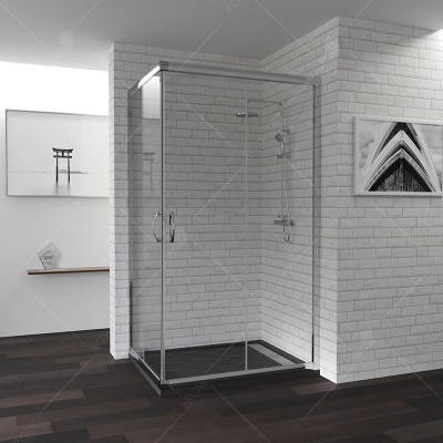 Душевой уголок RGW Passage PA-46 70x90 профиль Хром стекло прозрачное