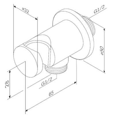 Шланговое подключение AM.PM F0602100 Хром