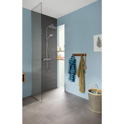 Душевая система Hansgrohe Croma E Showerpipe 27630000 с термостатом Хром