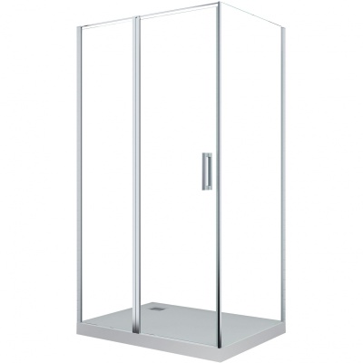 Душевой уголок Cerutti SPA Victoria 120x90 профиль Хром стекло прозрачное