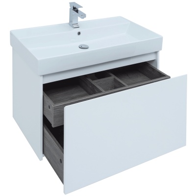 Комплект мебели для ванной Aquanet Nova Lite 90 243233 подвесной Белый