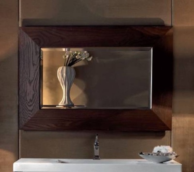Зеркало Kerasan Bentley Specchio 100x80 Темный ясень