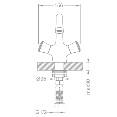 Смеситель для раковины Schein Superior 8066003 Хром