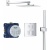 Душевая система Grohe Grohtherm Cube 34741000 с термостатом Хром