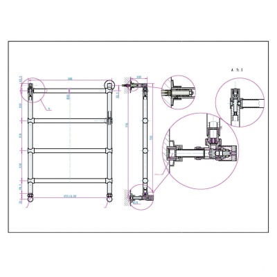 Водяной полотенцесушитель Boheme Medici 701 Бронза