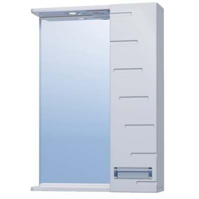 Зеркало со шкафом Vigo Diana 50 R с подсветкой Белое