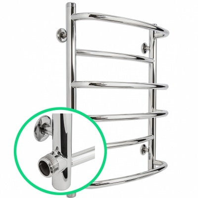 Водяной полотенцесушитель Laris Евромикс П6 60х45 1 Хром