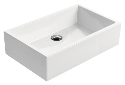 Раковина GSI Kube 60/T 8983011 белая