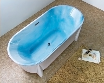 Акриловая ванна BelBagno BB40 170x80 Marine marine