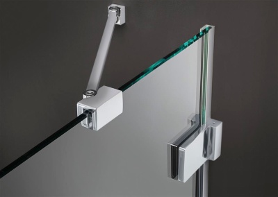 Дверь для душевого уголка Radaway Euphoria KDJ 120x200 профиль хром, стекло прозрачное, петли слева