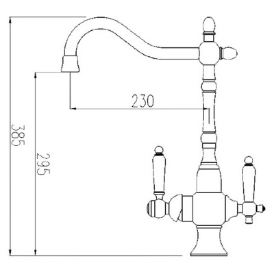 Смеситель для кухни ZorG Clean Water ZR 336 YF-50 BR Бронза