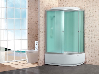 Душевая кабина Niagara NG-2310 120x80 L стекло матовое задние стенки белые