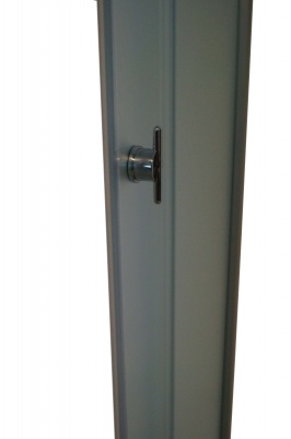 Душевой уголок Parly ZEQ811 80х193 профиль Матовый алюминиевый стекло матовое