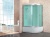 Душевая кабина Niagara NG-2310 120x80 L стекло матовое задние стенки белые