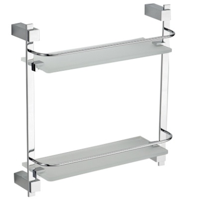 Полка стеклянная Schein Durer 2612NL Хром