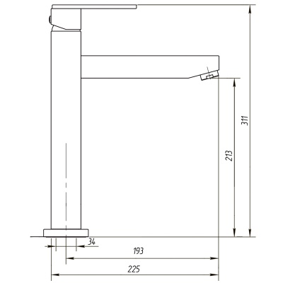 Смеситель для кухни Migliore Kvant ML.KVT-2799.CR Хром ML.KVT-2799.CR