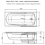 Акриловая ванна Aquanet Extra 150x70 00208672 без гидромассажа