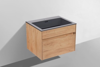 Тумба под раковину Vincea Chiara VMC-1C600YO подвесная Y.Oak