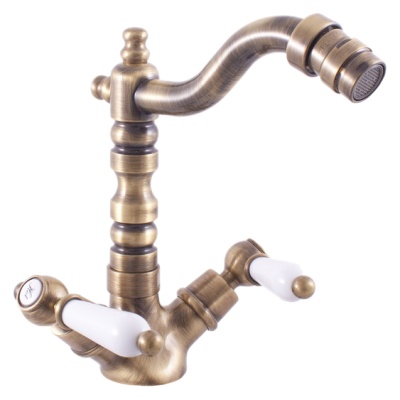 Смеситель для биде Rav Slezak Morava retro MK321.5/9 хром, с ручкой МК3