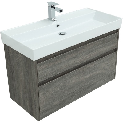 Комплект мебели для ванной Aquanet Nova Lite 100 243231 подвесной Дуб рошелье