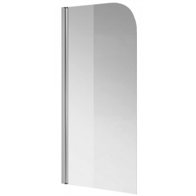 Шторка для ванны Kolpa San Terra TP 90 профиль хром, стекло прозрачное