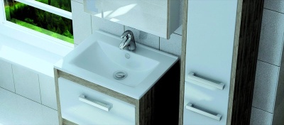 Тумба под раковину Vigo Kolombo 60 Белый Кантри