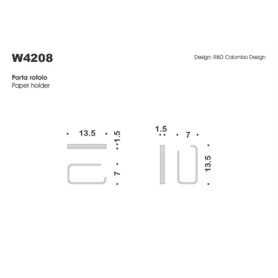 Держатель туалетной бумаги Colombo Design Time W4208.000 Хром