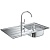 Кухонная мойка со смесителем Grohe K200 31562SD0 Полированная сталь