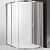 Душевой уголок Cezares Molveno RH-11 120х110 MOLVENO-RH-11-120/110-P-Cr профиль Хром стекло рифленое
