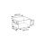 Корзина для белья WasserKRAFT Dinkel 36x36x21 WB-580-L Коричневая