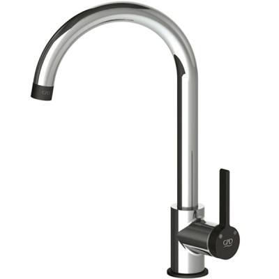 Смеситель для кухни GPD Gildo MTE165-K-S Хром Черный