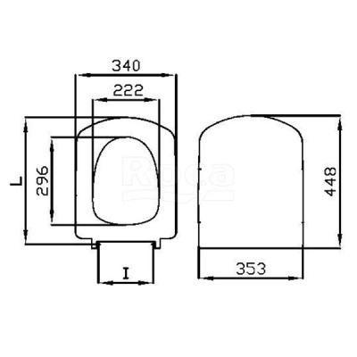 Сиденье для унитаза Roca Dama Senso ZRU9000040 Белая без микролифта