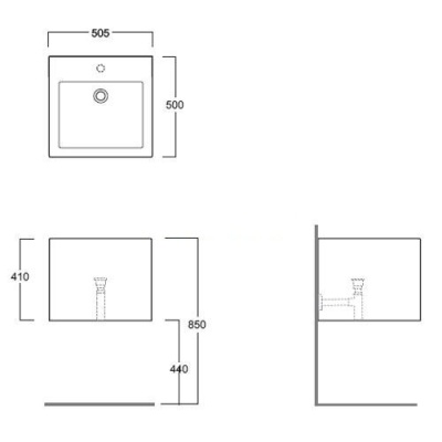 Раковина Simas Frozen FZ 13 Белая